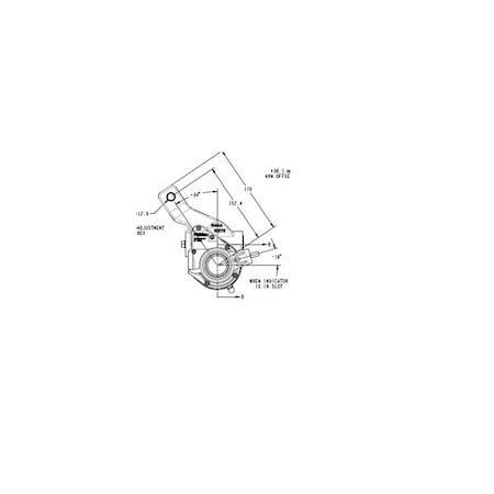 Haldex Slack Adjuster - Manual, Brake, Position Not Specified 40010671